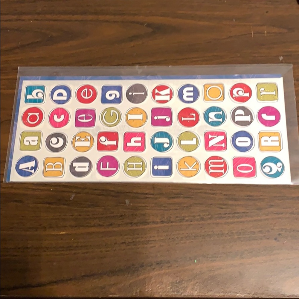 🎨 Creative Memories MOD ABC Sticker Pack – NWT, 2 Sheets!